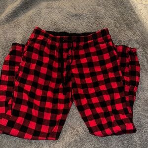 Gilligan & O'Malley Red and Black Plaid Pants